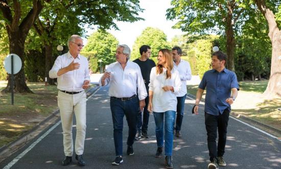 Alberto Fernández recibió en la Quinta de Olivos a los candidatos del Frente de Todos