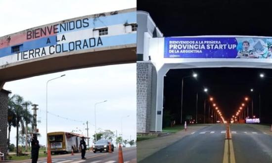 El cartel de ingreso a Misiones en debate, ¿start up qué es...?