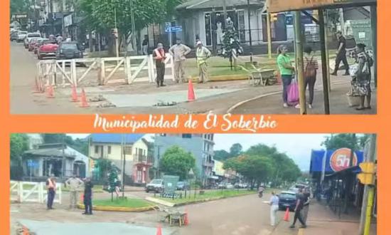Arreglaron badenes en el centro