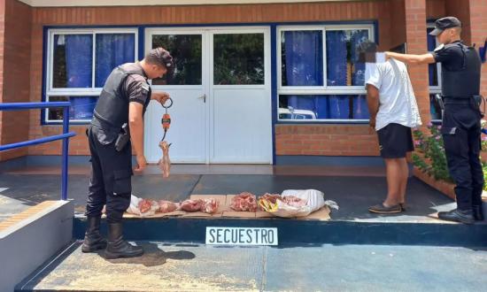 Abigeato en 25 de Mayo: dos hombres detenidos y más de 50 kilos de carne vacuna incautada
