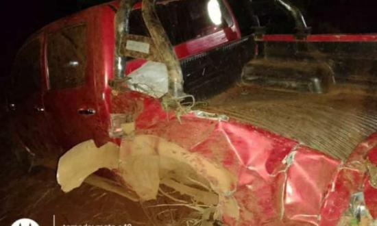 Productor tabacalero de Lapacho salvó su vida de milagro en un despiste...