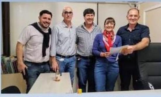 Jornada de trabajo y gestión en Posadas, con el ministro y la sub...