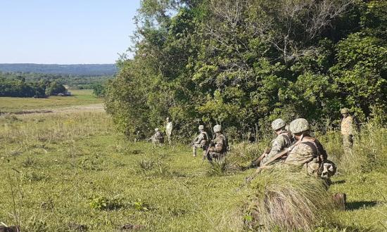 El Ejército realiza maniobras en campos de Misiones: “Venimos para ajustar detalles”, indicó Javier Torres, comandante de Brigada de Monte XXII