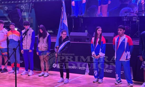 Se realizó la apertura de los Juegos Nacionales Evita y los jóvenes misioneros comienzan a competir