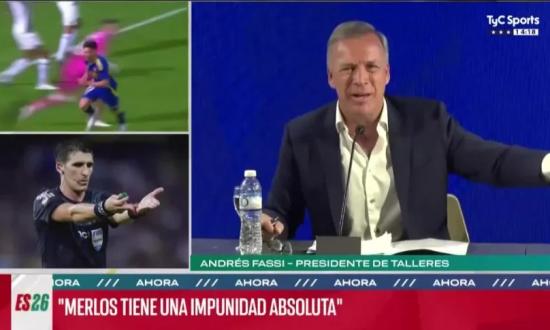Andrés Fassi y una fuerte conferencia tras la acusación de Merlos: "Se dio cuenta de la brutalidad que hizo y empezó a operar con que había un arma"