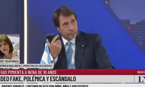Eduardo Feinmann pidió la renuncia de Patricia Bullrich y la ministra lo cruzó al aire