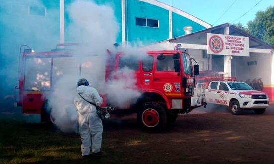 Bromatología realizó tareas de fumigación y control de vectores...