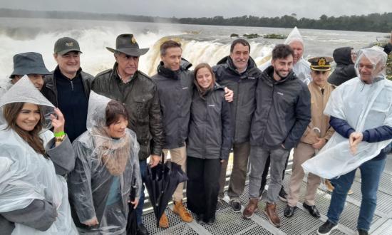 Se inauguraron las nuevas obras del circuito Garganta del Diablo de Cataratas, pero postergan apertura