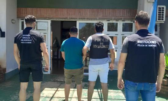 Los policías detienen a prófugo en Paraje Cristal