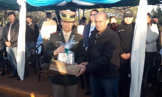 El intendente y el vice participaron en San Vicente del acto por el 84º Aniversario de Gendarmería Nacional