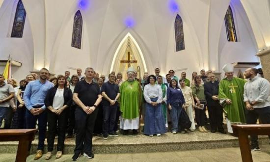 Herrera Ahuad participó de una misa ecuménica en Oberá y destacó el valor del diálogo interreligioso