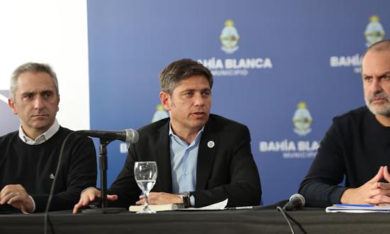 Axel Kicillof pidió que una parte del nuevo acuerdo con el FMI sea destinado a Bahía Blanca