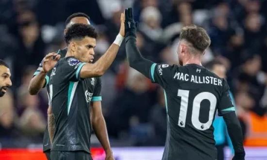 Premier League: el Liverpool de Alexis Mac Allister aplastó a West Ham y cerró el 2024 como holgado puntero...