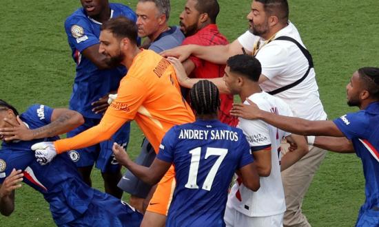 La final del Mundial de Clubes terminó en escándalo: Luis Enrique agredió al brasileño Joao Pedro tras la derrota...