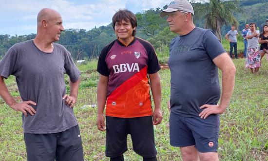 Se disputó un torneo de fútbol de comunidades Mbyá en El Soberbio