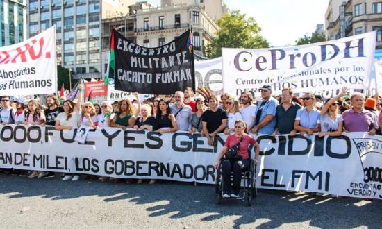 Organismos de Derechos Humanos y la Izquierda encabezaron actos por el Día de la Memoria y criticaron a Javier Milei
