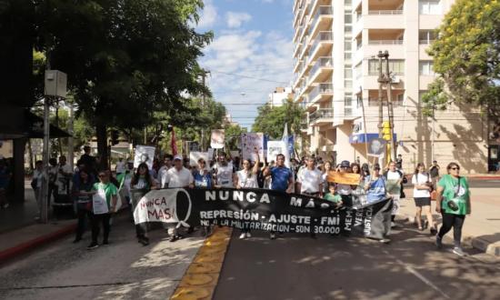 Posadas se movilizó en repudio al golpe militar y en homenaje a las víctimas