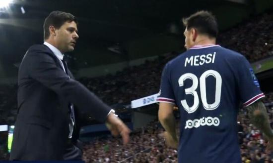 Messi y Pochettino se reunieron tras el polémico cruce sucedido en el partido del PSG ante el Lyon