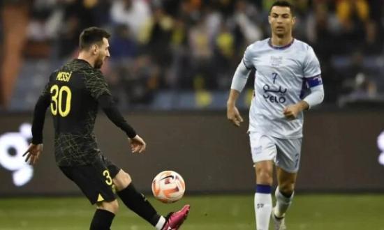Messi y Cristiano Ronaldo brillaron en un partido a puro gol: el PSG le ganó 5-4 al Riyadh Season y se lucieron todos