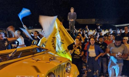 Los festejos en los distintos municipios de Misiones por la victoria de Javier Milei