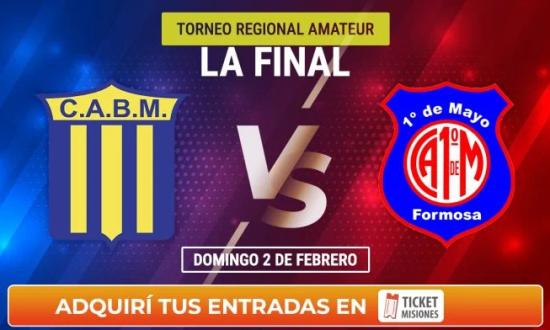 Este domingo se vivirá la gran final entre Mitre vs 1° de Mayo por el Torneo Regional Amateur