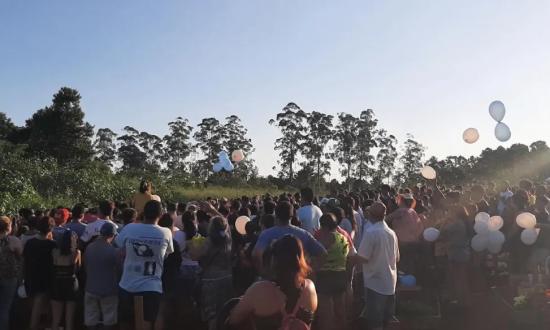 Despidieron los restos del joven que falleció luego de un partido de fútbol