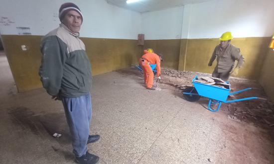 Arrancó la reconstrucción de la Escuela 239 de Santa Rita: estaría lista para fines de año