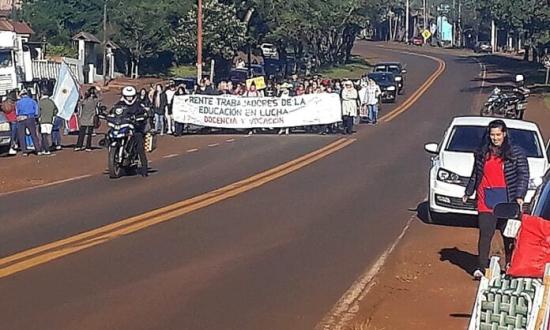 Salto Encantado creó un comité antipiquetes para garantizar la circulación en la ruta nacional 14
