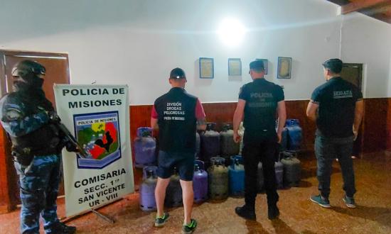 SAN VICENTE: AVANCE EN INVESTIGACIÓN DE ROBO DE GARRAFAS