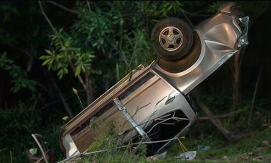 Un despiste de un anciano dejó tres heridos en el Km 33, en San Vicente