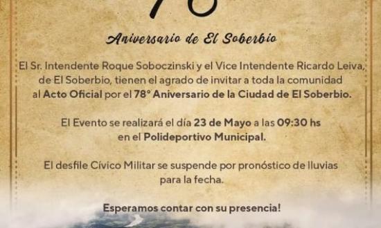 Acto Oficial por el 78° Aniversario