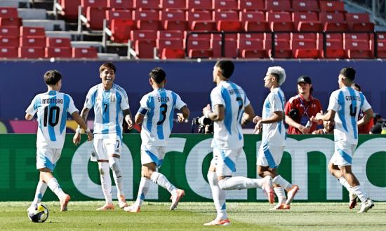 Argentina, implacable: goleó 4-0 a Nigeria y se metió en los cuartos