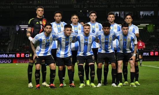 La Selección Argentina Sub 23 no quiso ser menos frente a México