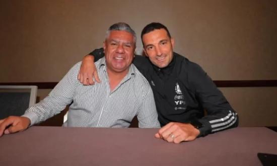 Chiqui Tapia viajó a Miami para definir el futuro de Lionel Scaloni en la Selección Argentina