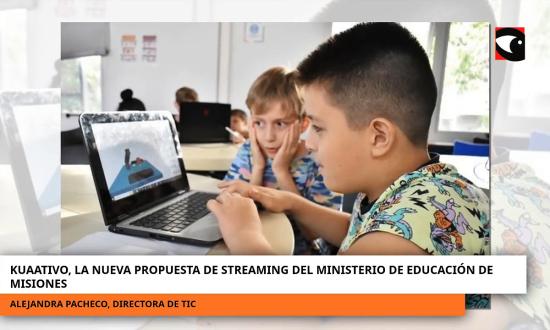 Kuaativo, la nueva propuesta de streaming del Ministerio de Educación: “La idea es escuchar a estudiantes, padres y docentes de toda la...”