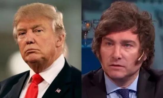 En la Convención, Donald Trump le pidió a Javier Milei que "haga a la Argentina grande otra vez"