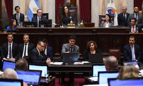 Senado: se inician las Extraordinarias y Villarruel aparece sola...