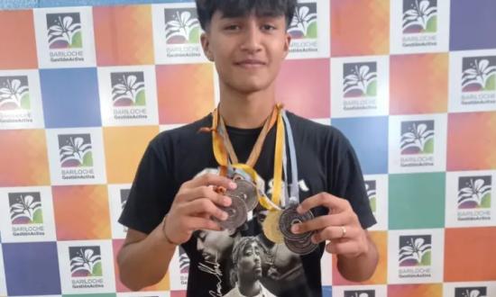 Un obereño cosechó cinco medallas en el Nacional de Levantamiento de pesas