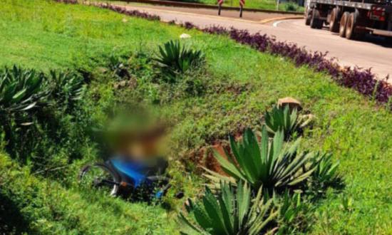 Puerto Esperanza: un hombre perdió la vida al despistar con su motocicleta