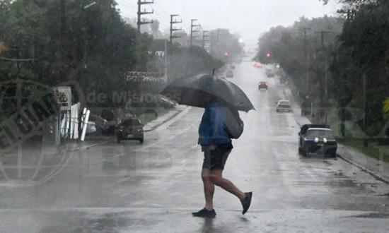 Anticipan lluvias y tormentas en Misiones para este miércoles